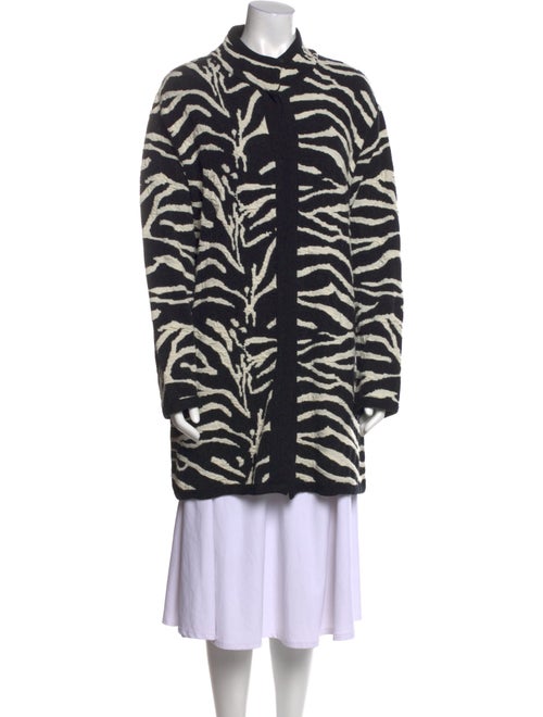 Leggiadro Printed Mock Neck Sweater