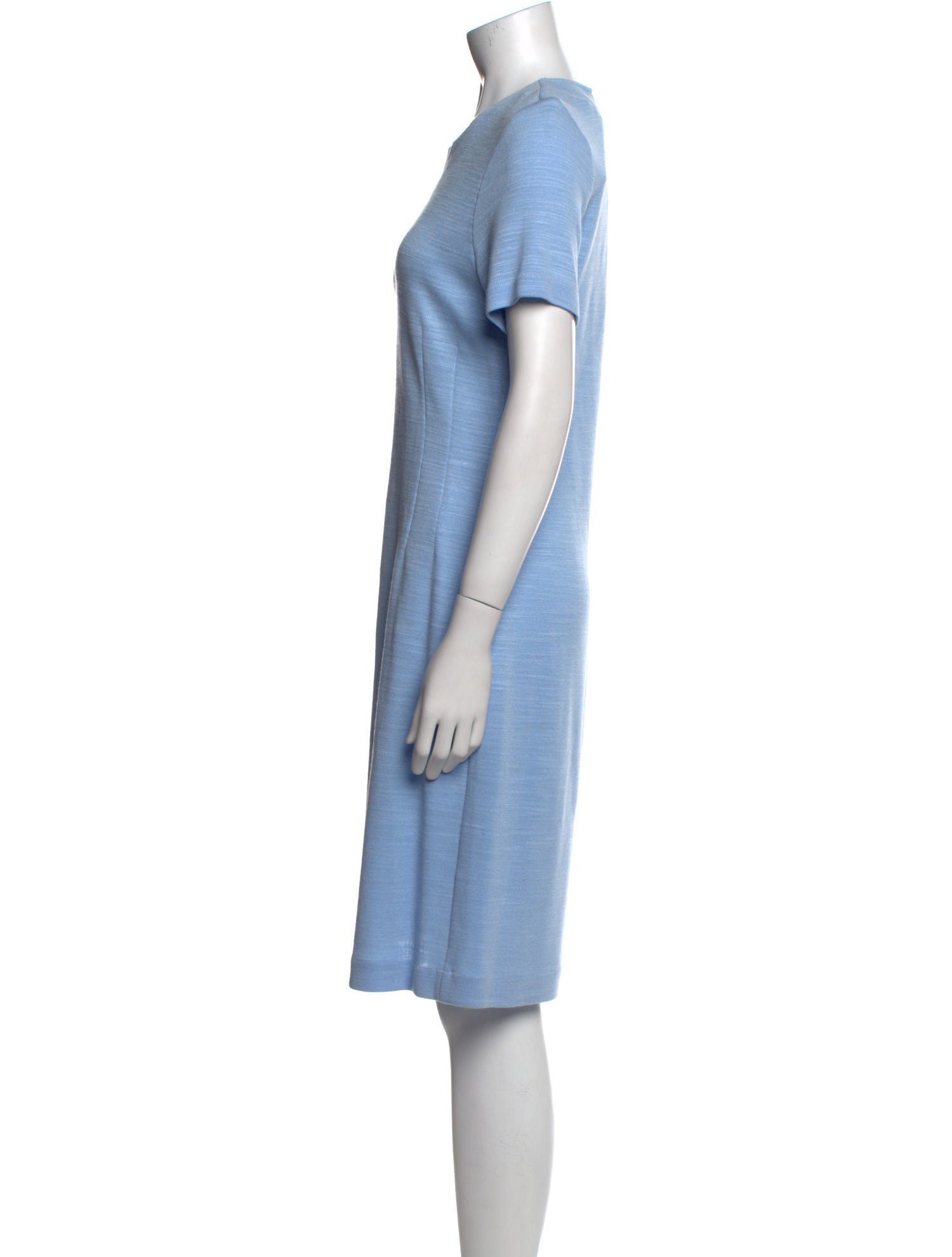 Leggiadro Crew Neck Knee-Length Dress w/ Tags