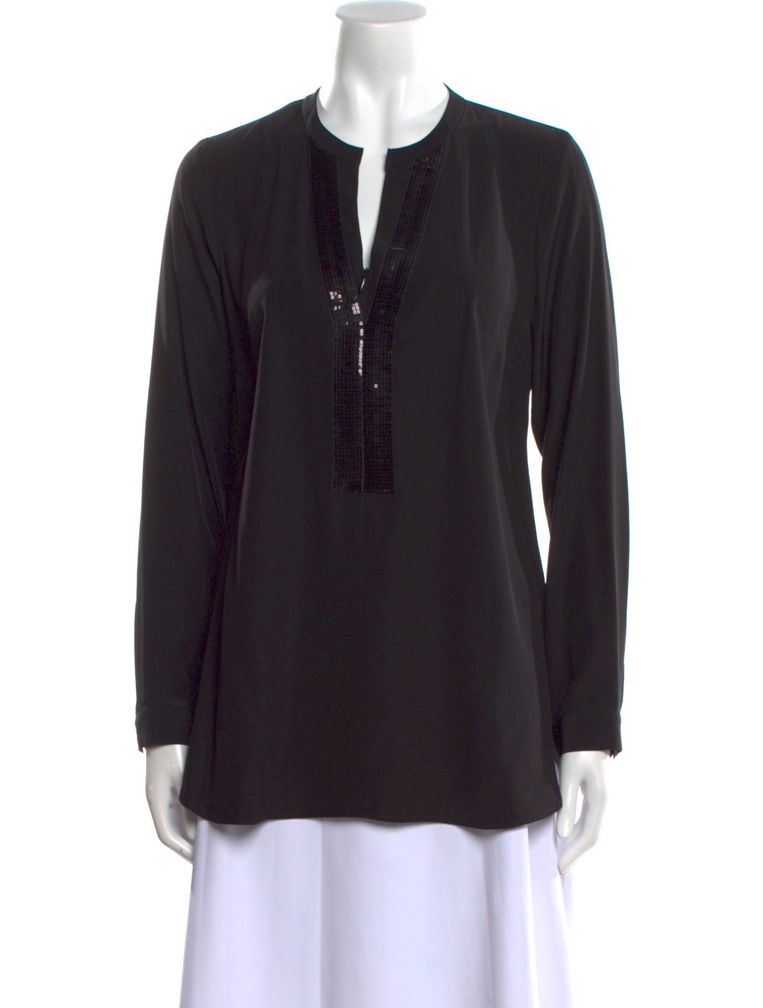 Leggiadro V-Neck Long Sleeve Tunic w/ Tags
