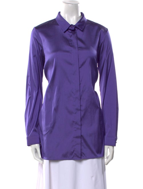 Leggiadro Long Sleeve Button-Up Top