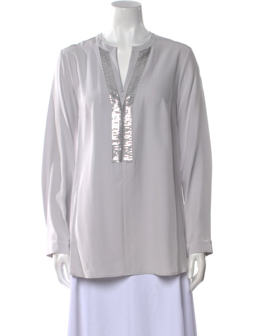 Leggiadro Silk V-Neck Tunic