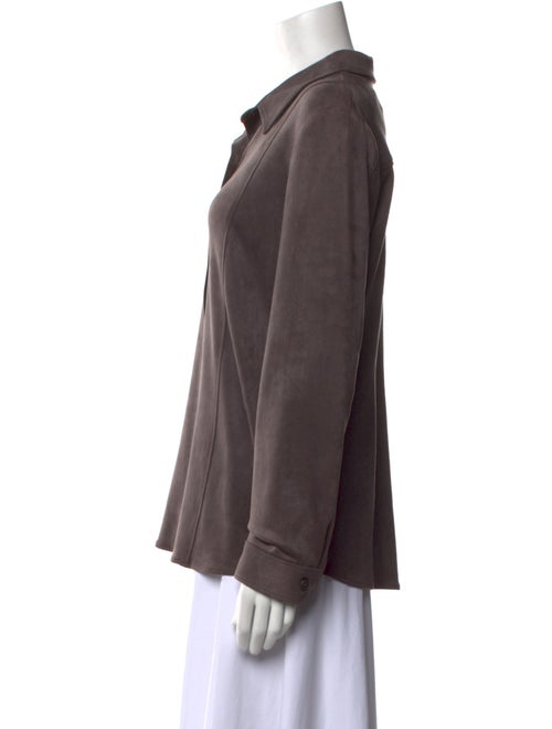 Leggiadro Long Sleeve Button-Up Top