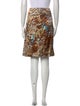 Leggiadro Animal Print Knee-Length Skirt