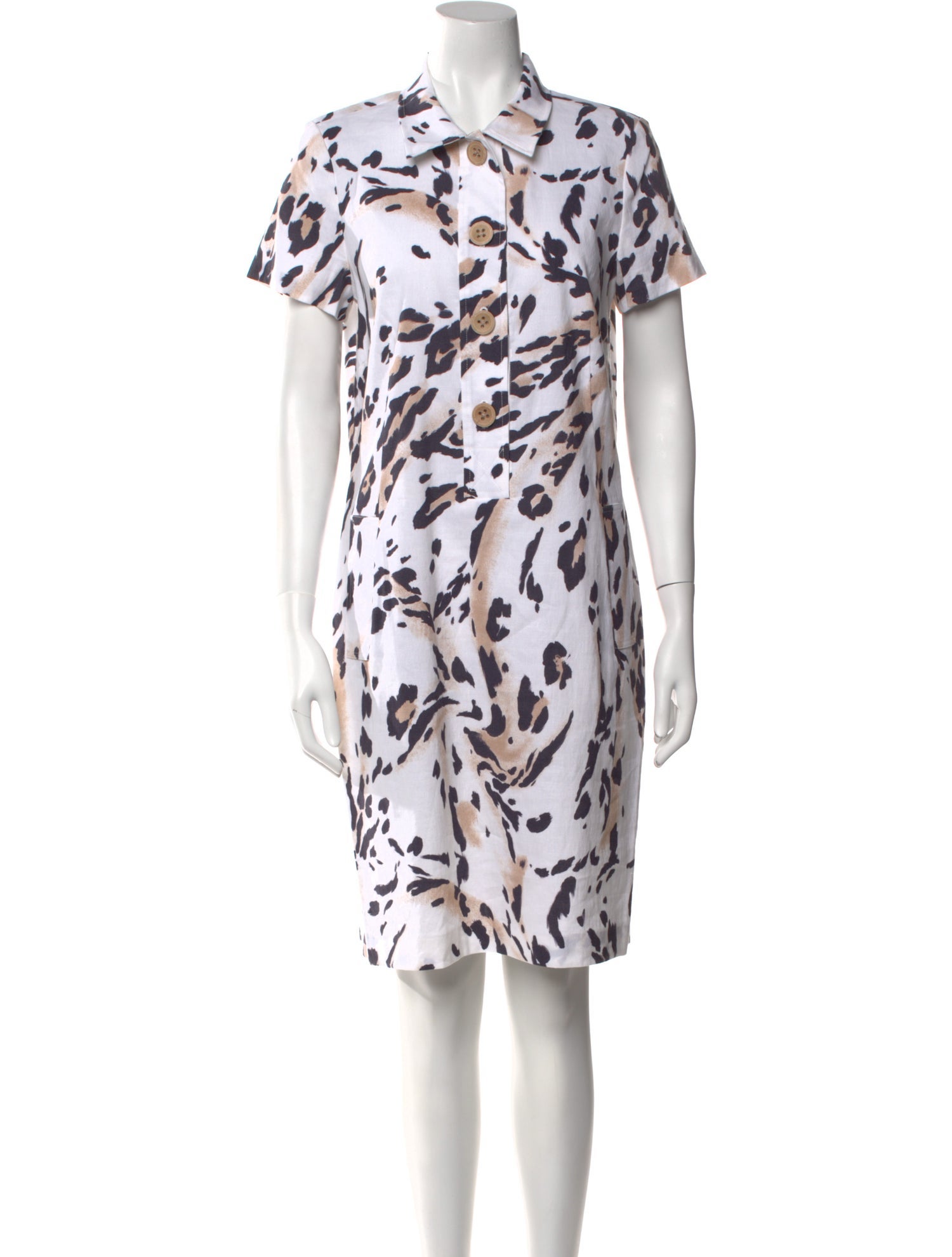 Leggiadro Linen Mini Dress w/ Tags