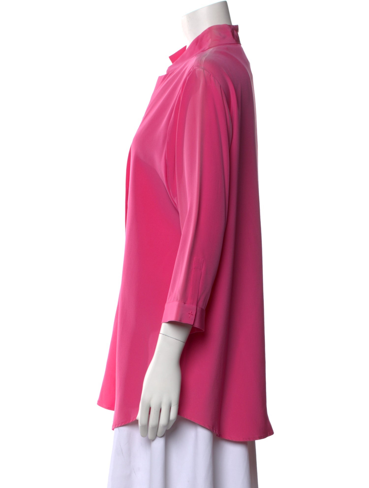 Leggiadro Silk V-Neck Blouse w/ Tags