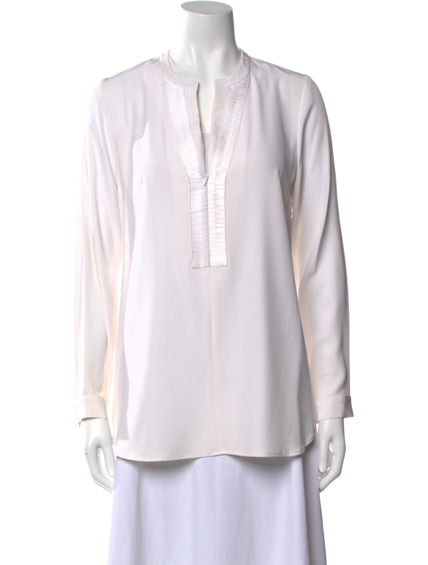 Leggiadro Silk V-Neck Tunic