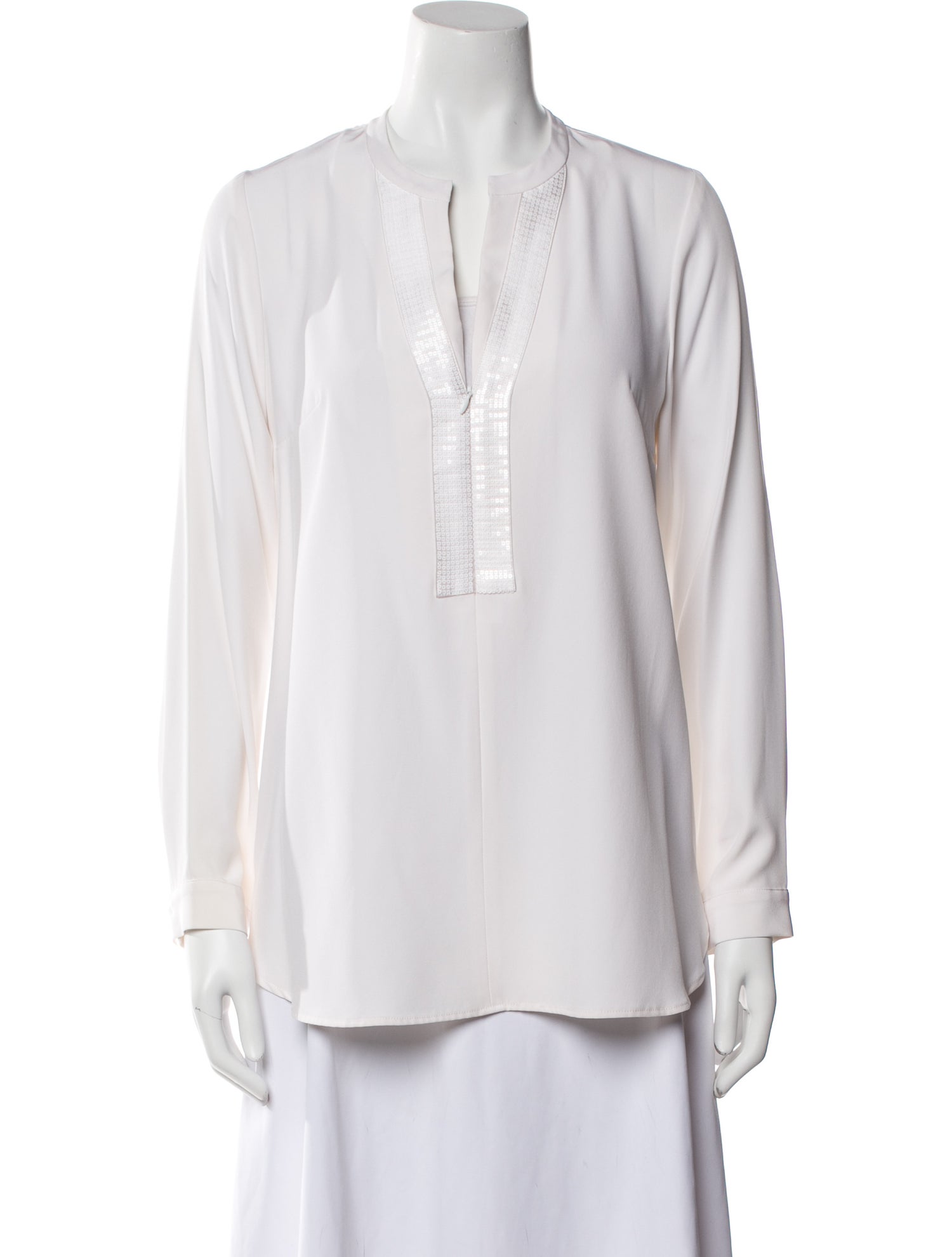 Leggiadro Silk V-Neck Tunic