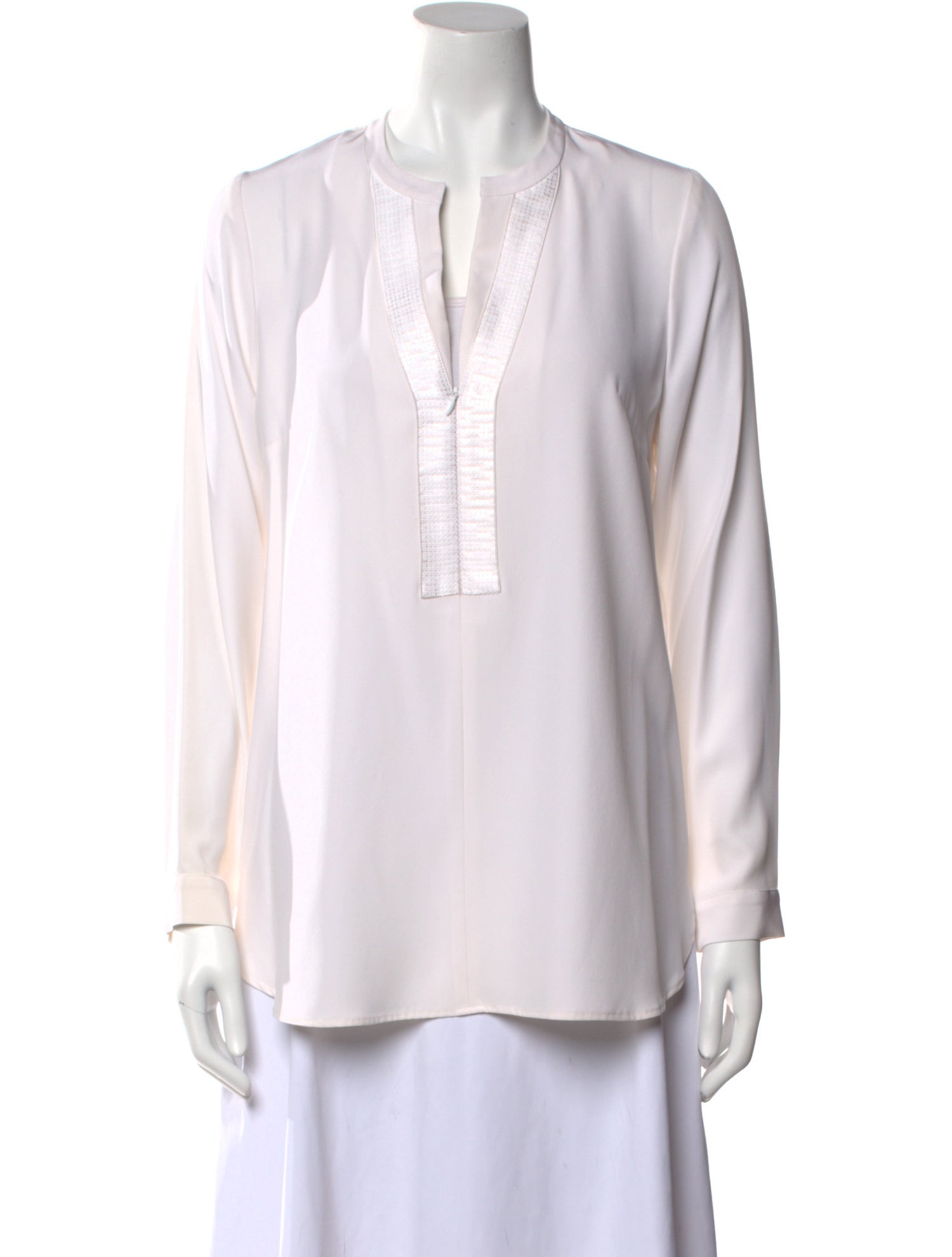 Leggiadro Silk V-Neck Tunic w/ Tags