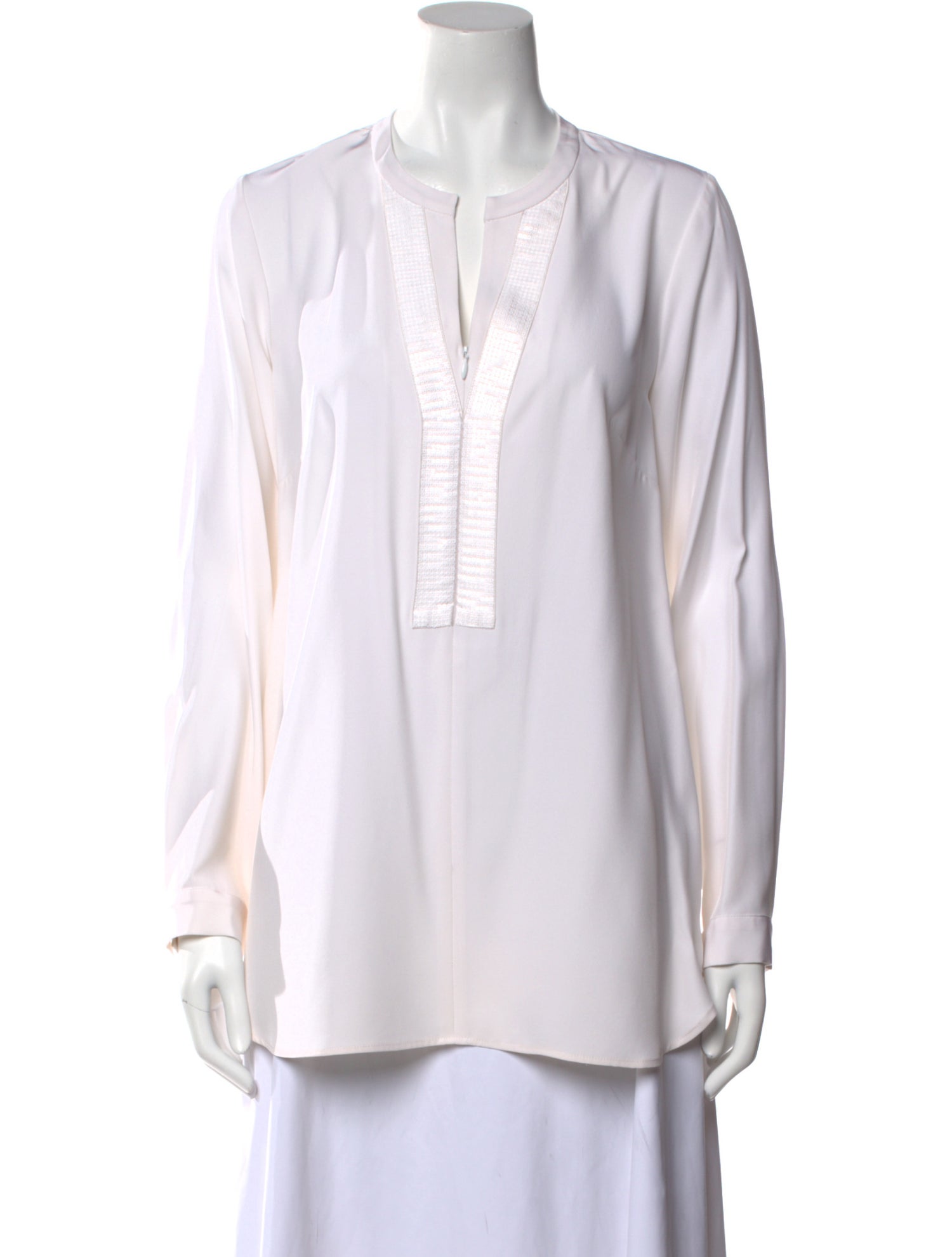 Leggiadro Silk V-Neck Tunic