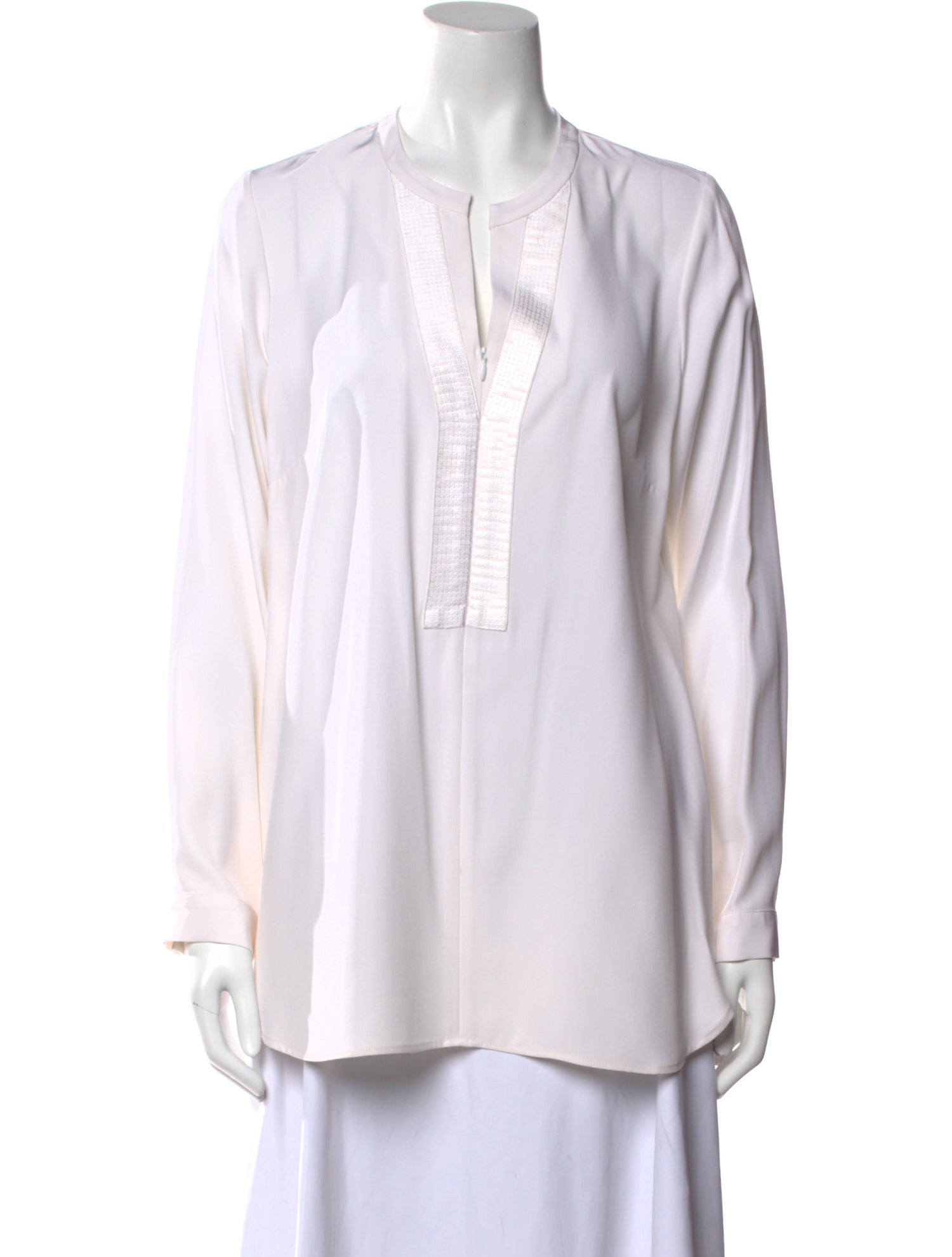Leggiadro V-Neck Long Sleeve Tunic w/ Tags