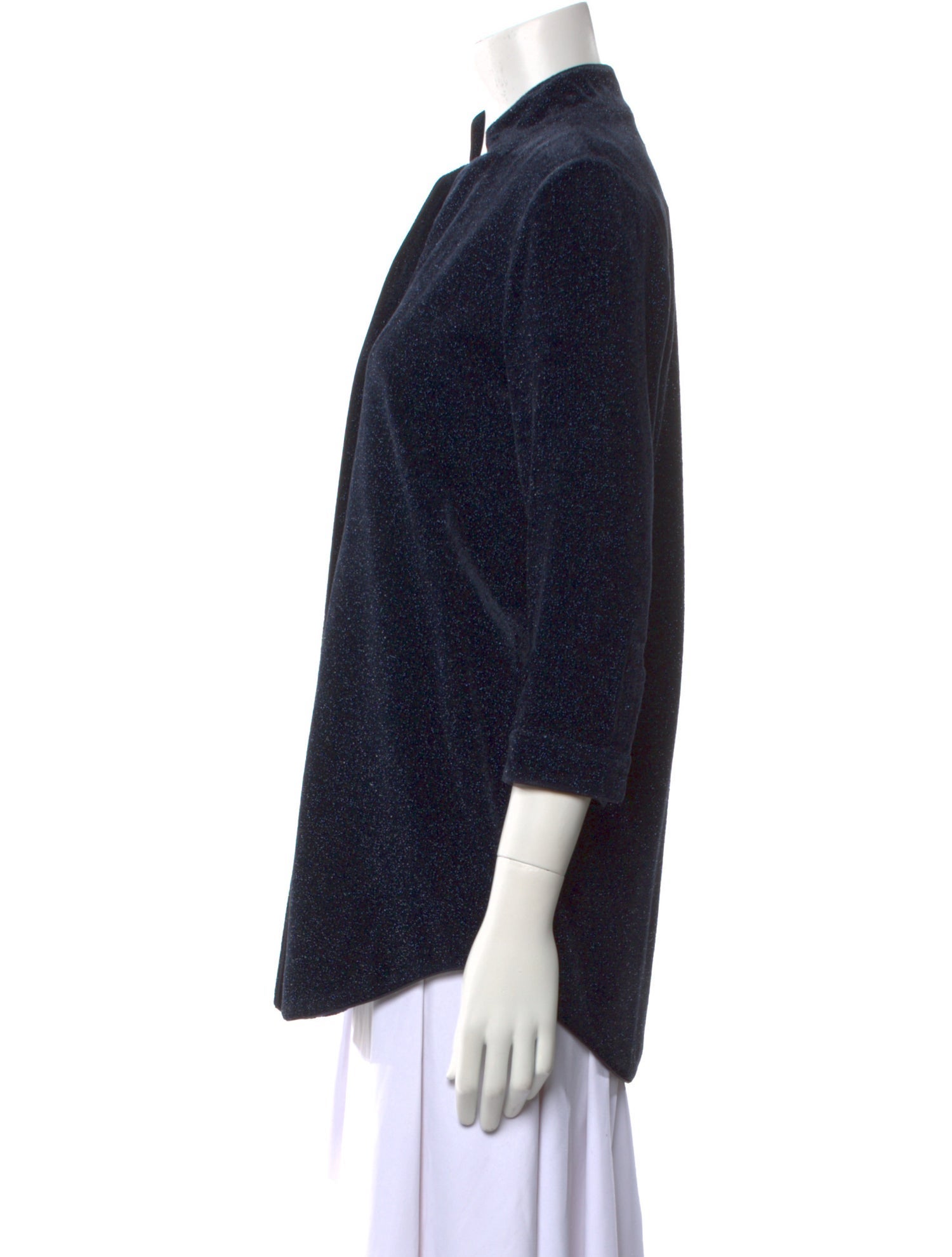 Leggiadro Printed Mock Neck Polo