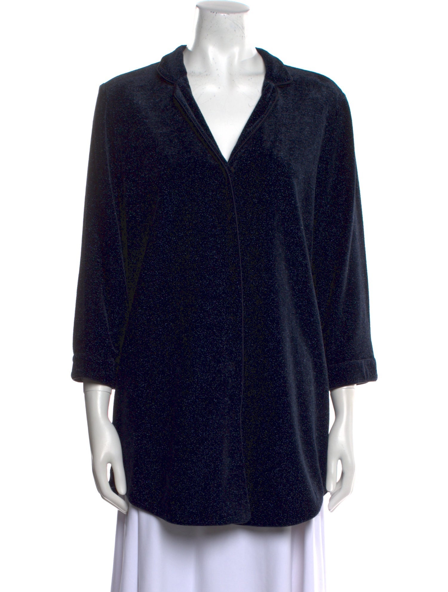 Leggiadro Printed Mock Neck Tunic