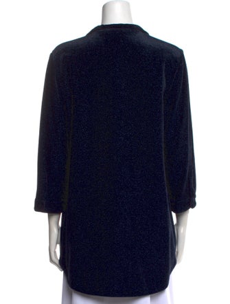 Leggiadro Printed Mock Neck Tunic