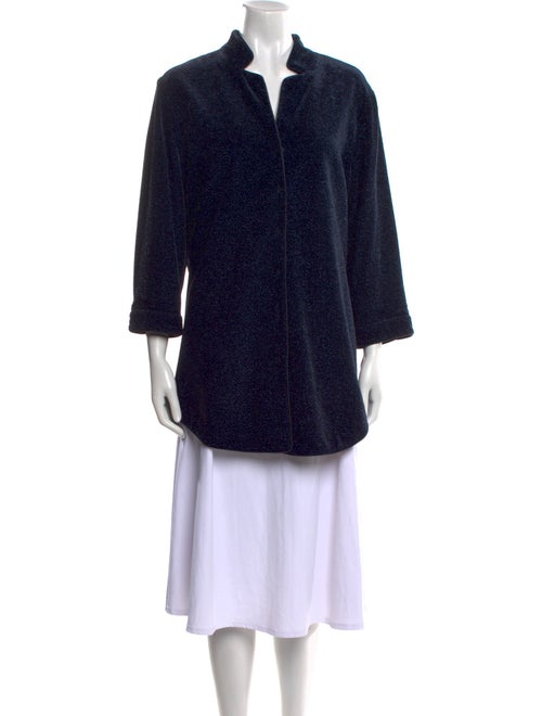 Leggiadro Mock Neck Three-Quarter Sleeve Tunic