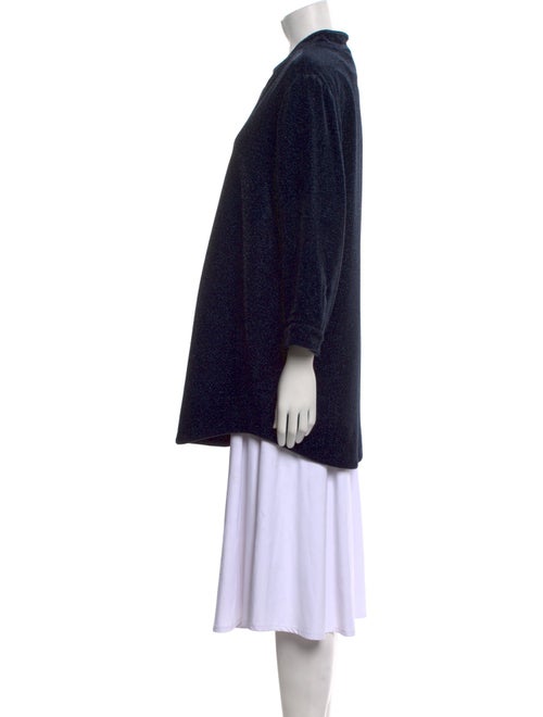 Leggiadro Mock Neck Three-Quarter Sleeve Tunic