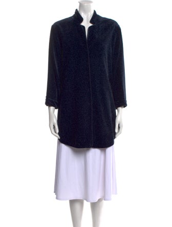 Leggiadro Printed Mock Neck Tunic