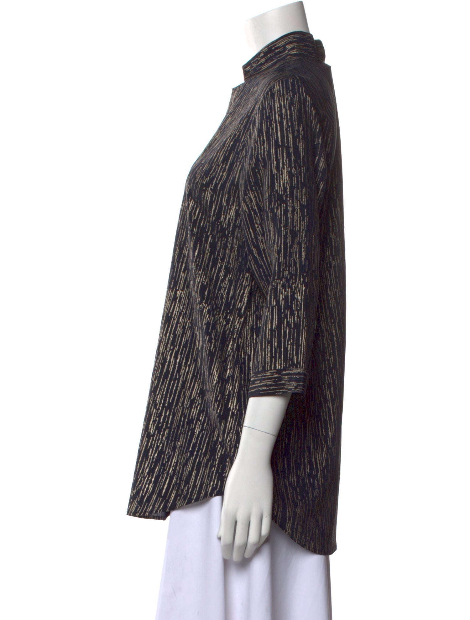 Leggiadro Silk Printed Blouse w/ Tags