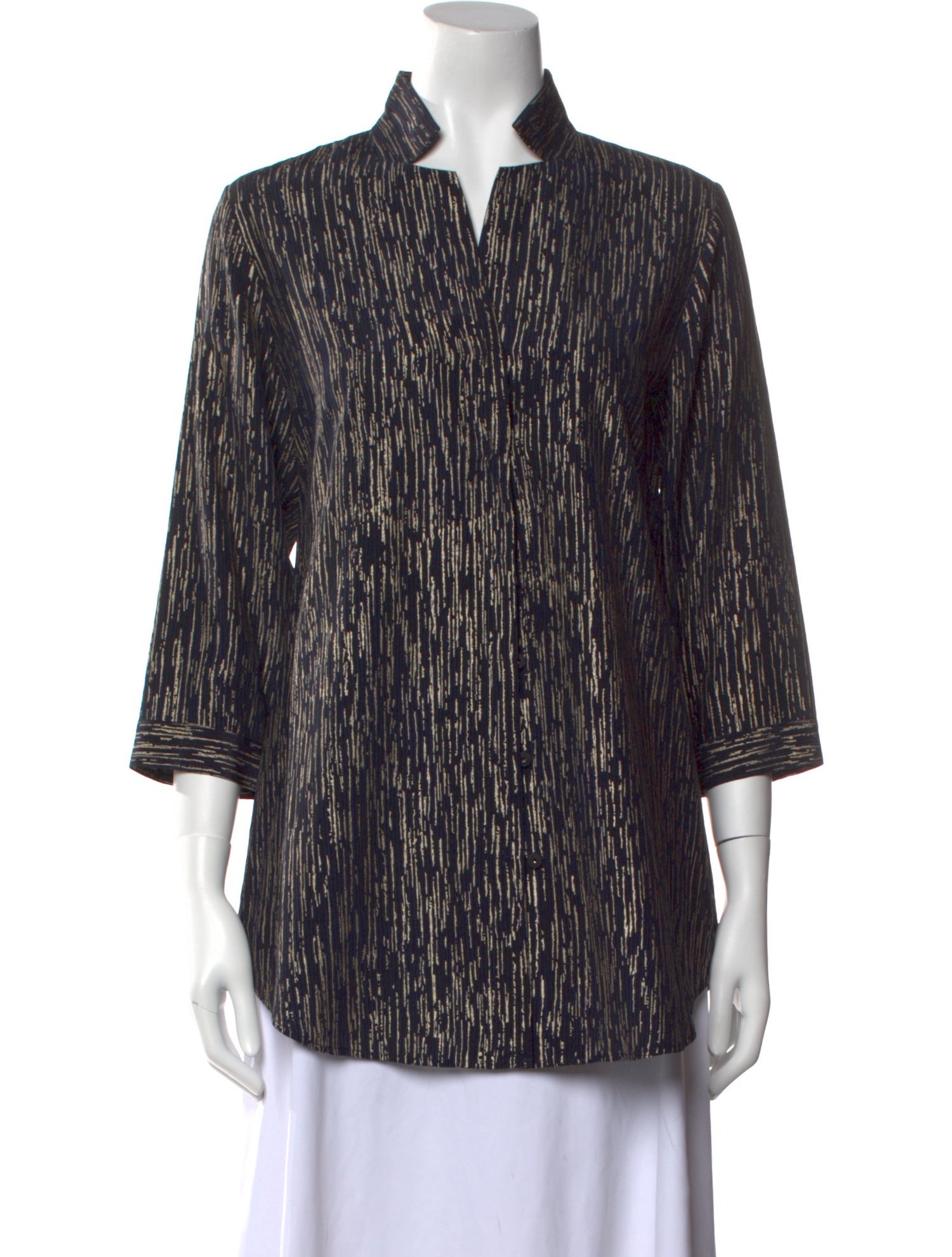 Leggiadro Silk Printed Blouse w/ Tags