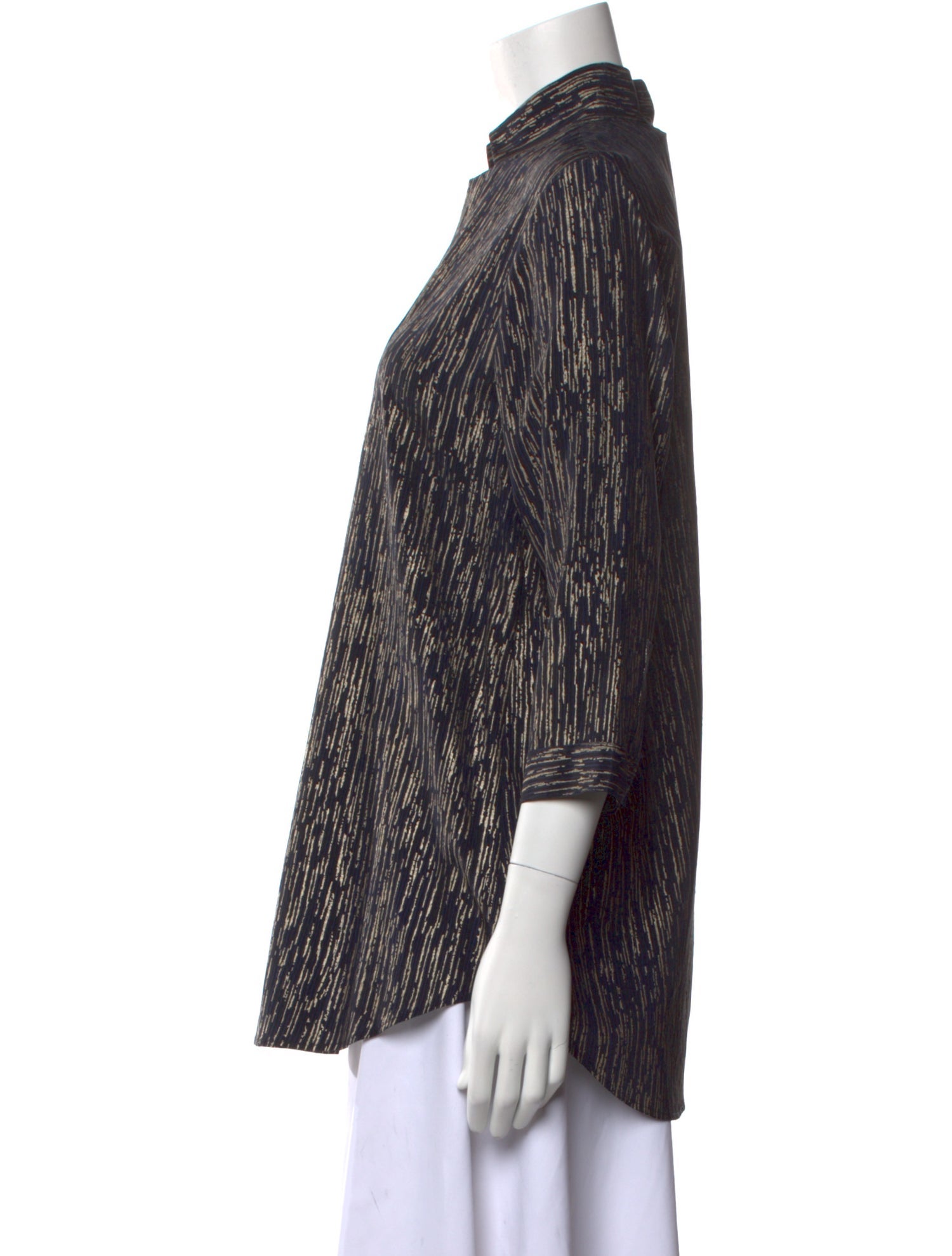 Leggiadro Silk Printed Blouse w/ Tags