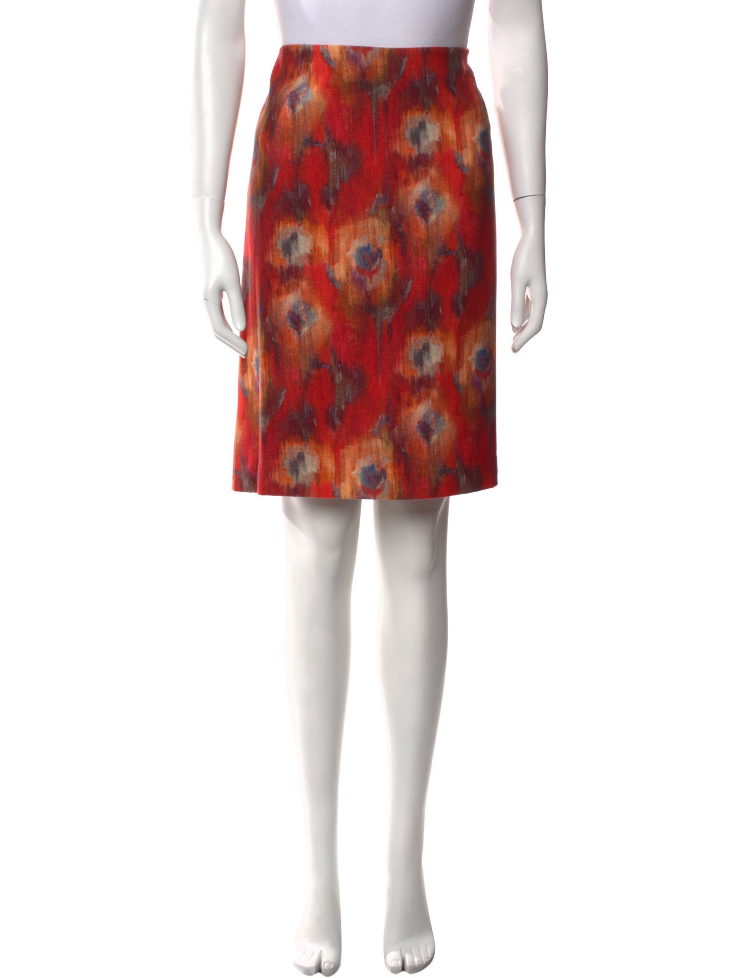 Leggiadro Wool Knee-Length Skirt w/ Tags