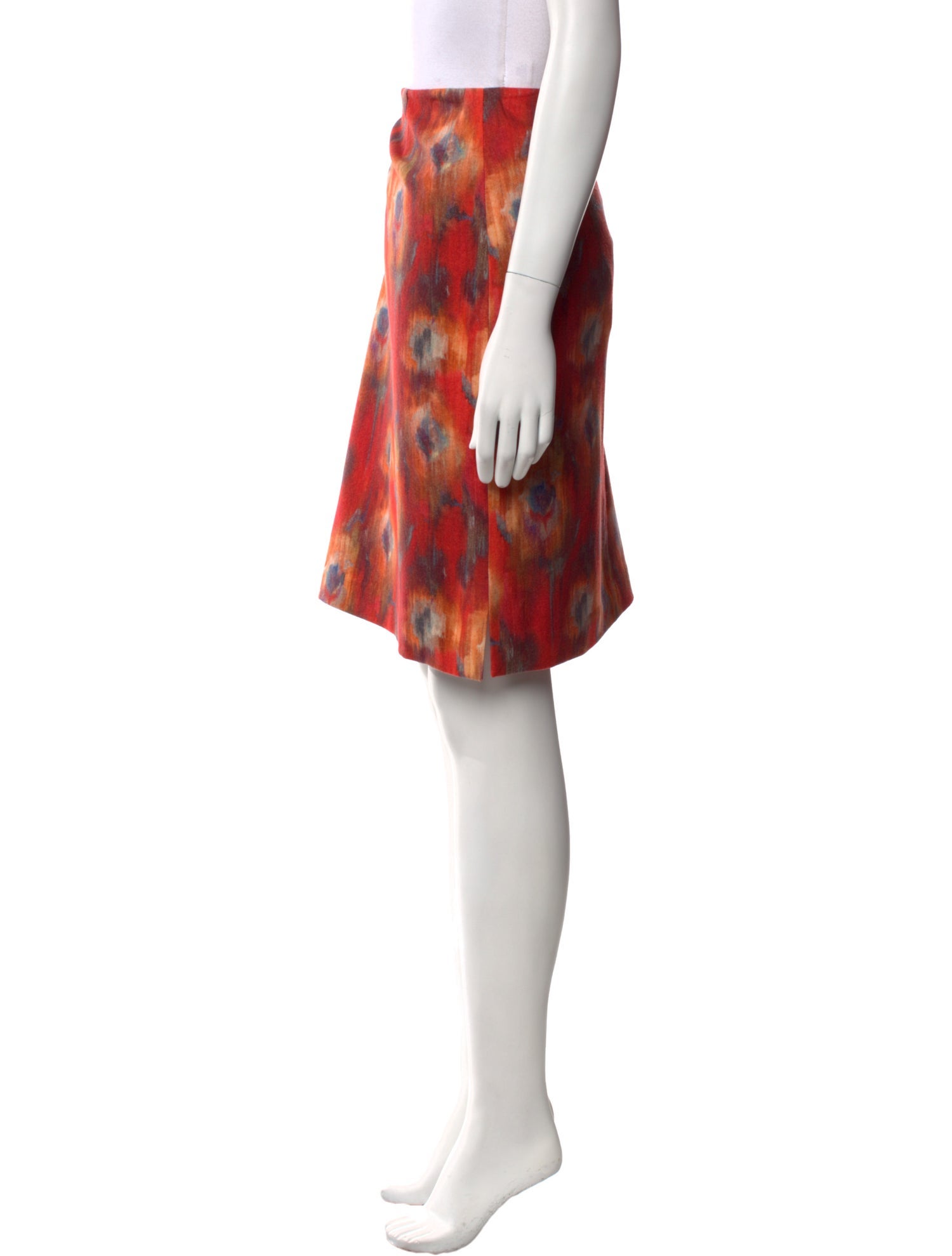 Leggiadro Wool Knee-Length Skirt w/ Tags