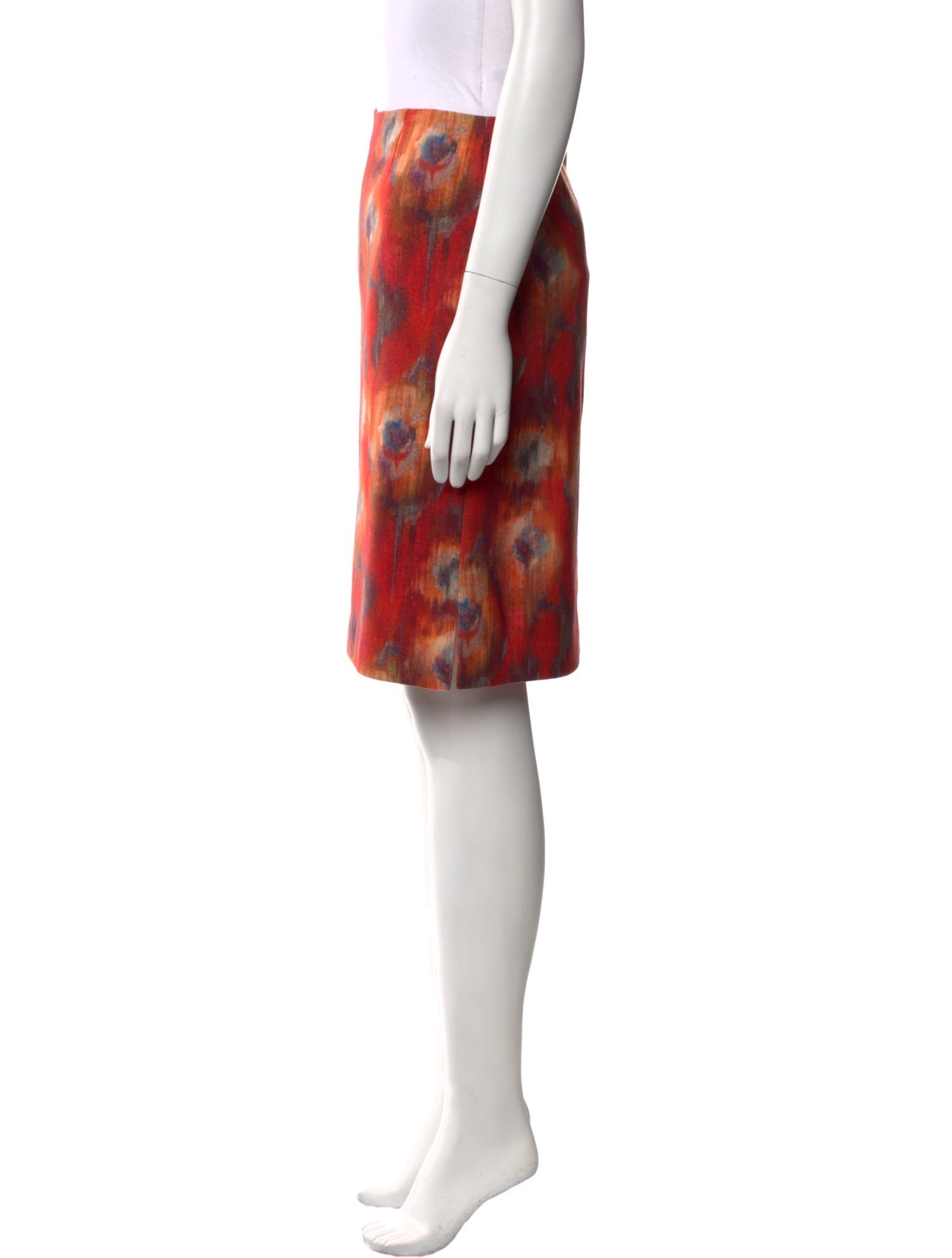 Leggiadro Floral Print Knee-Length Skirt w/ Tags