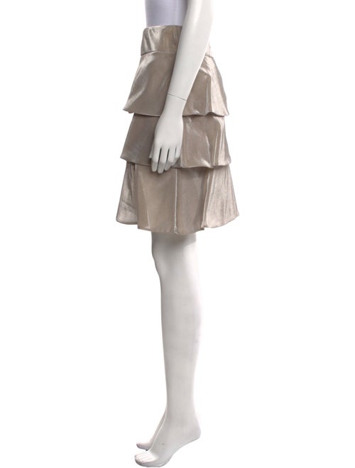 Leggiadro Glitter Accents Knee-Length Skirt