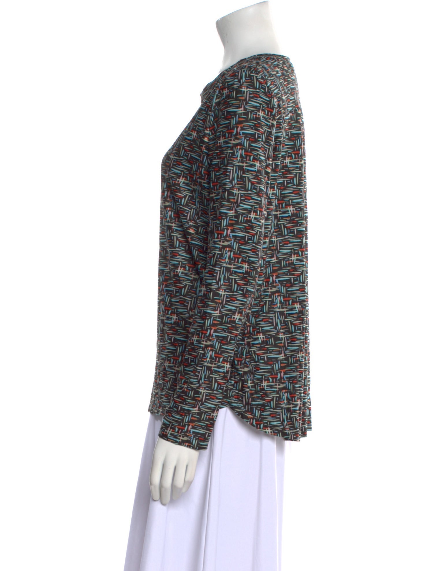 Leggiadro Printed Crew Neck Sweatshirt w/ Tags