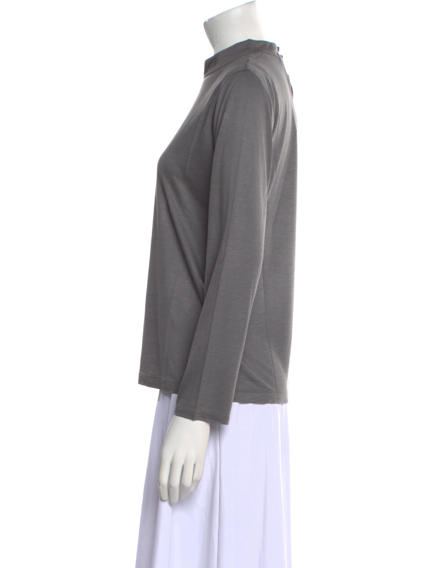 Leggiadro Mock Neck Long Sleeve Top w/ Tags