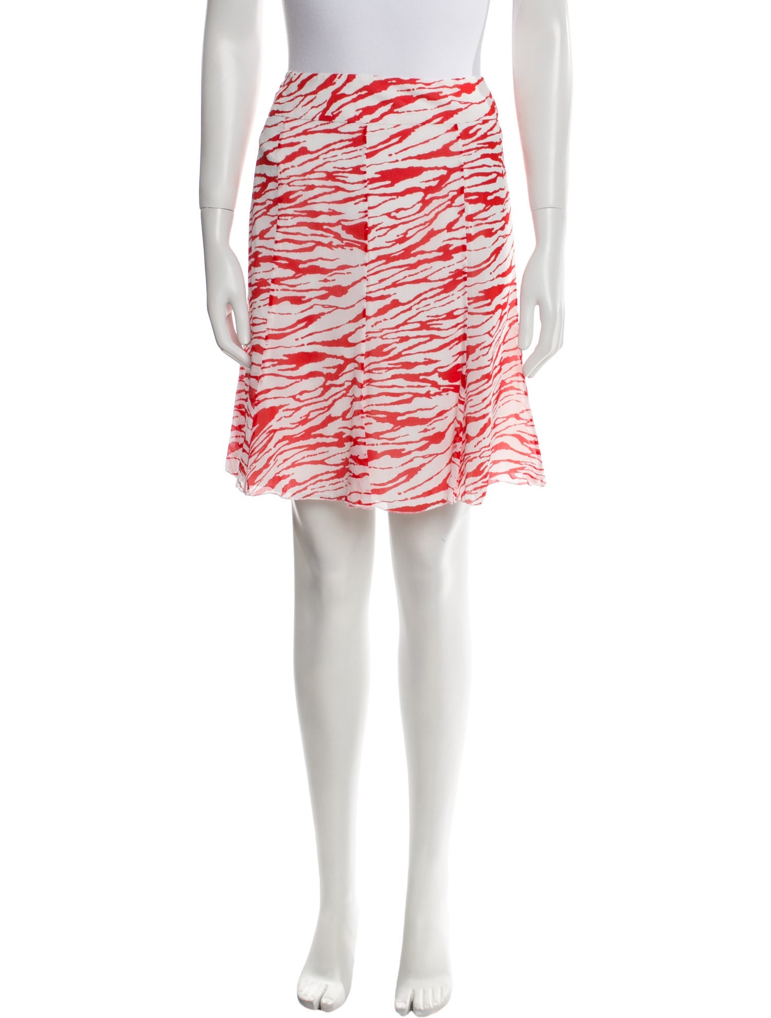 Leggiadro Silk Knee-Length Skirt w/ Tags