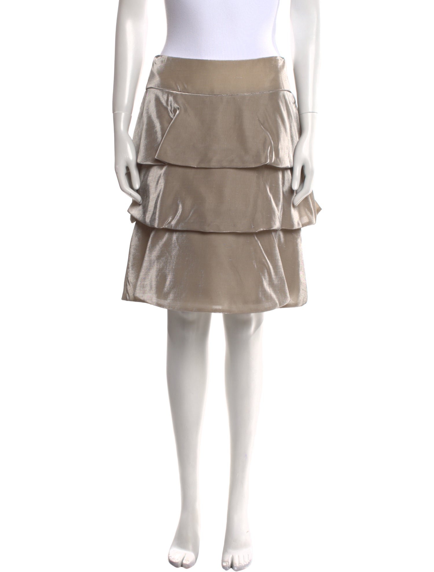 Leggiadro Printed Knee-Length Skirt w/ Tags