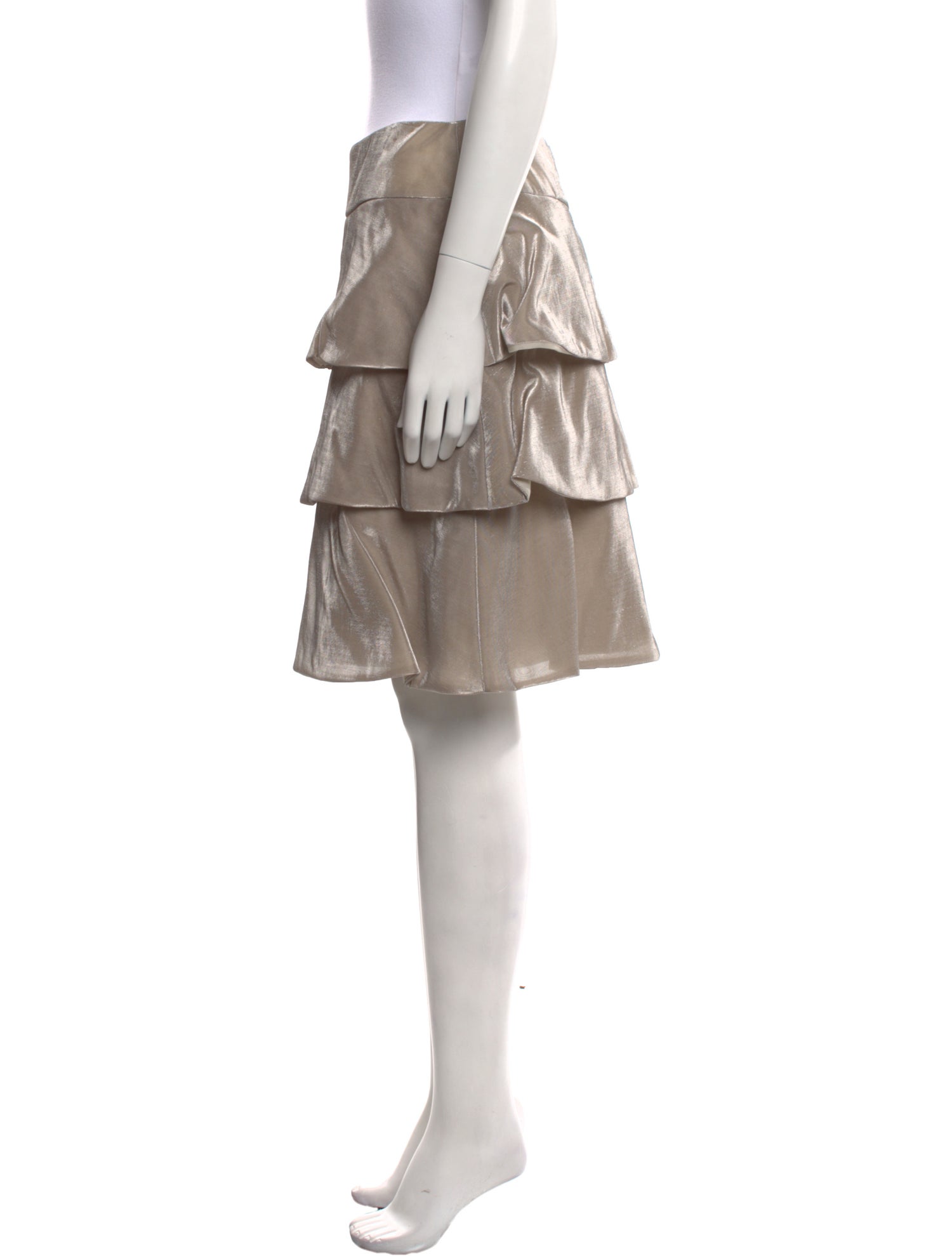 Leggiadro Printed Knee-Length Skirt w/ Tags