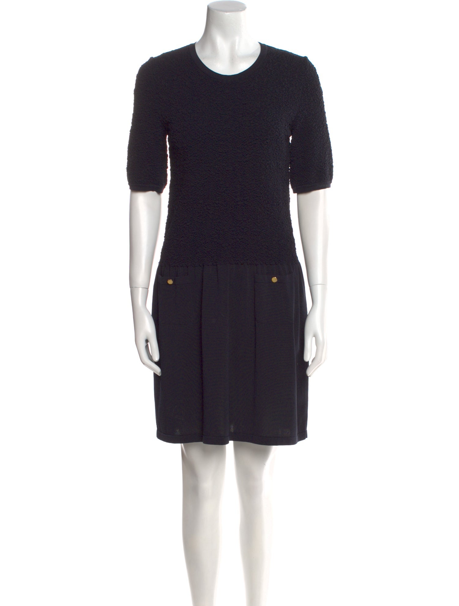 Leggiadro Crew Neck Mini Dress w/ Tags