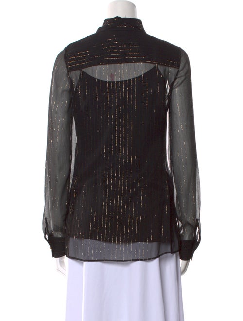 Leggiadro Long Sleeve Button-Up Top