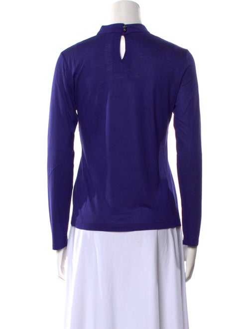 Leggiadro Mock Neck Long Sleeve Top