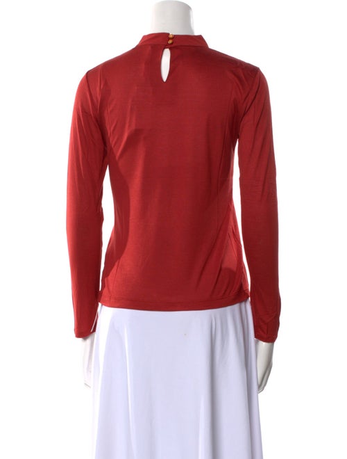 Leggiadro Mock Neck Long Sleeve Top