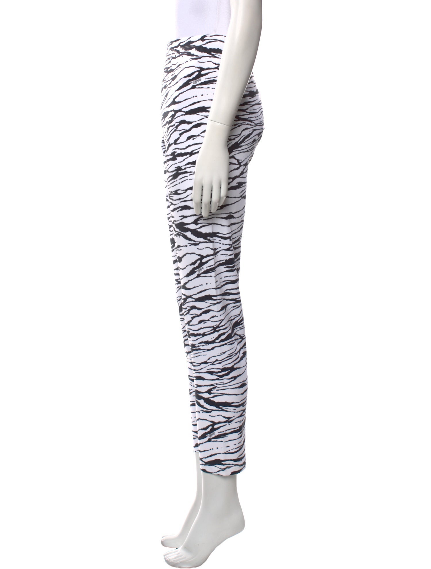 Leggiadro Animal Print Skinny Leg Pants