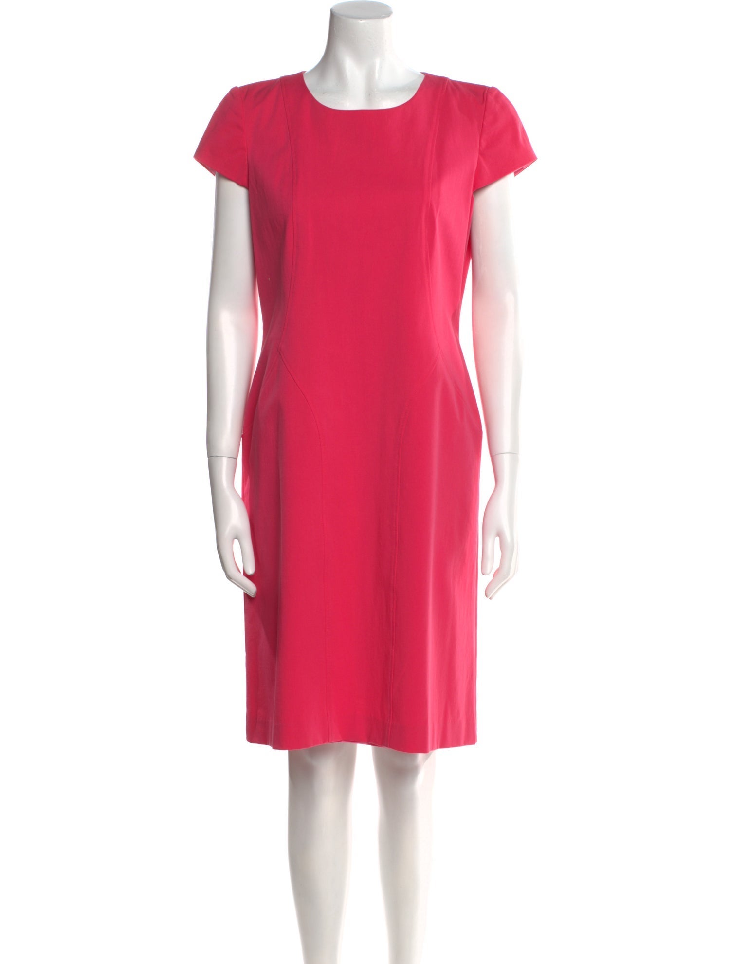 Leggiadro Crew Neck Knee-Length Dress w/ Tags