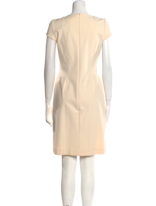 Leggiadro Scoop Neck Mini Dress