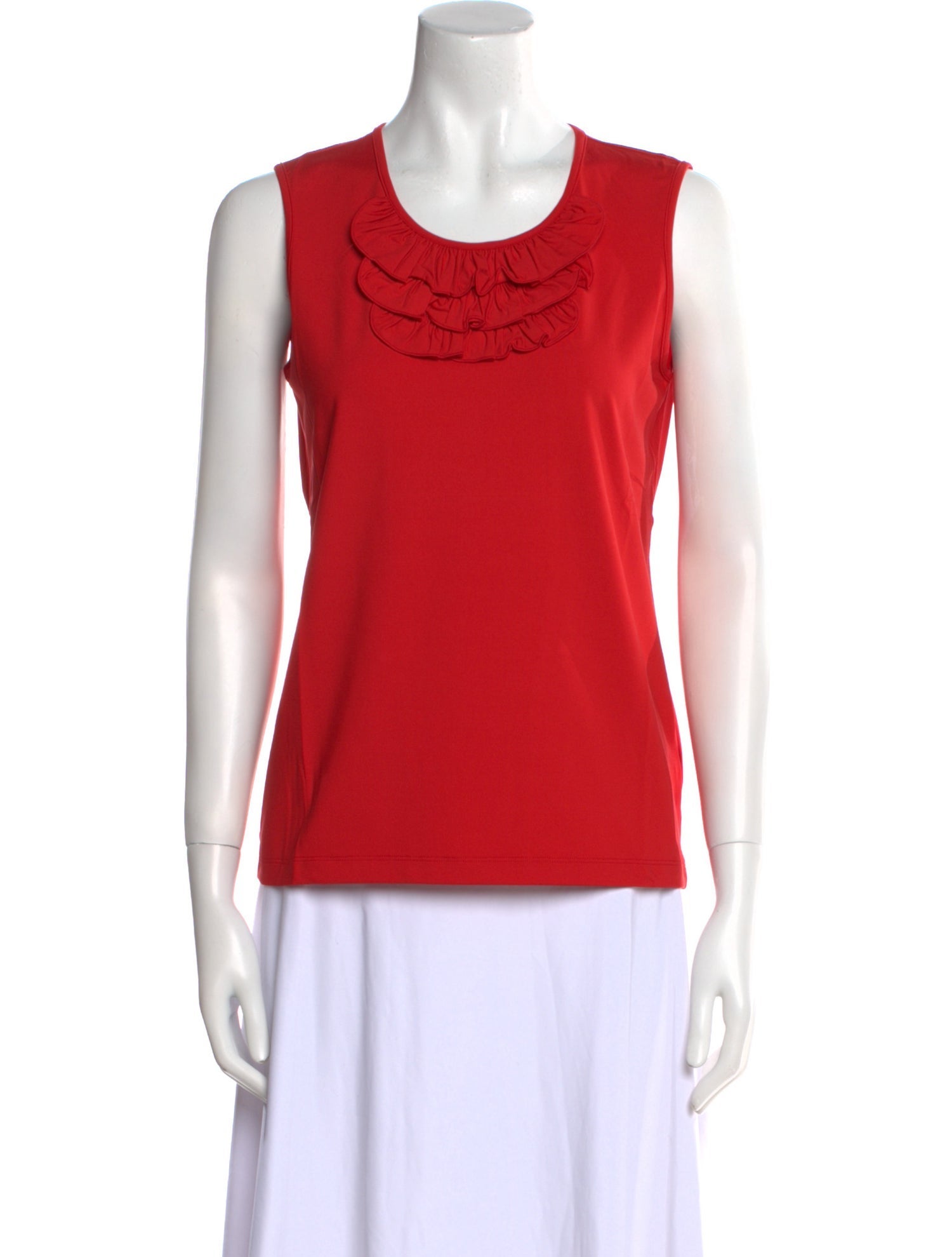 Leggiadro Scoop Neck Sleeveless Top w/ Tags
