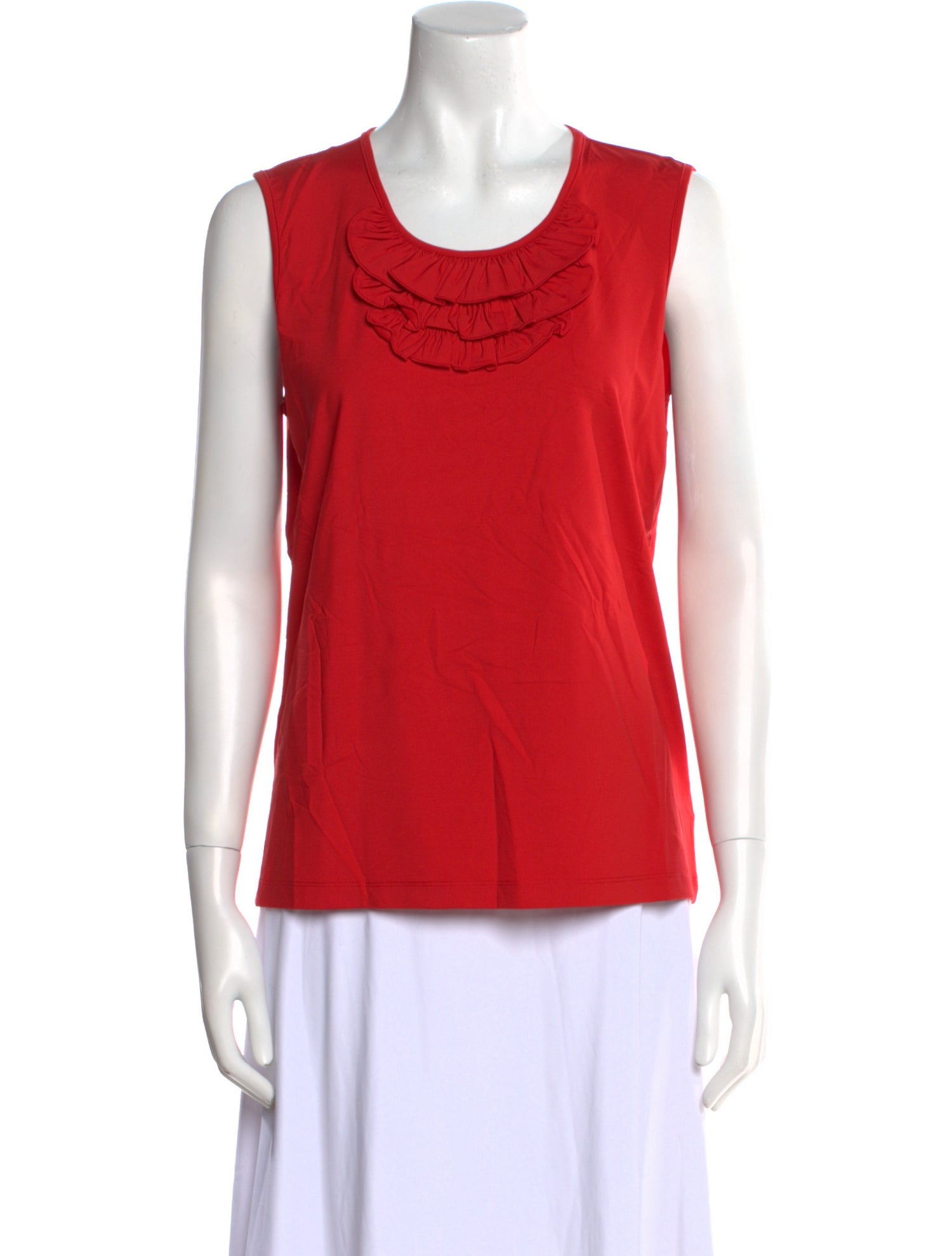 Leggiadro Scoop Neck Sleeveless Top w/ Tags