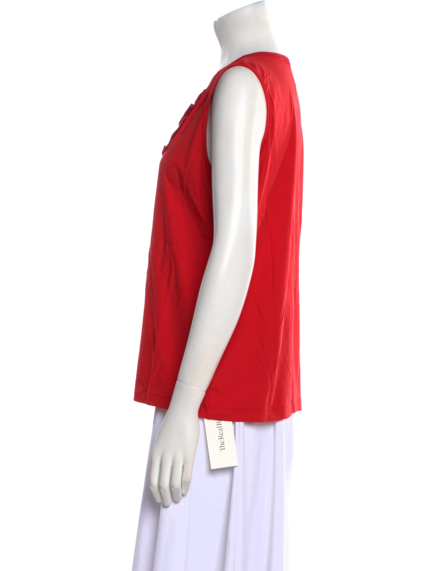 Leggiadro Scoop Neck Sleeveless Top w/ Tags