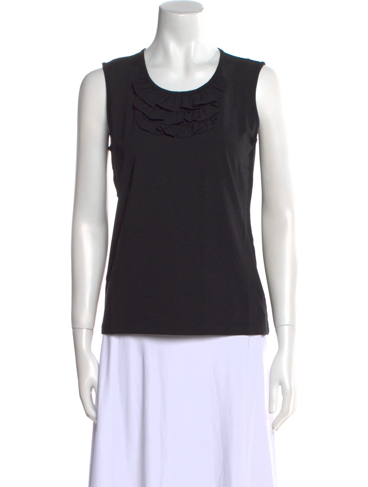 Leggiadro Scoop Neck Sleeveless Top w/ Tags
