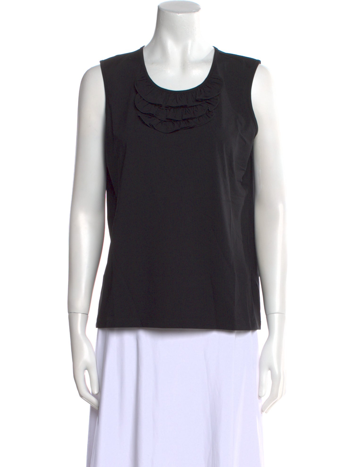 Leggiadro Scoop Neck Sleeveless Top w/ Tags