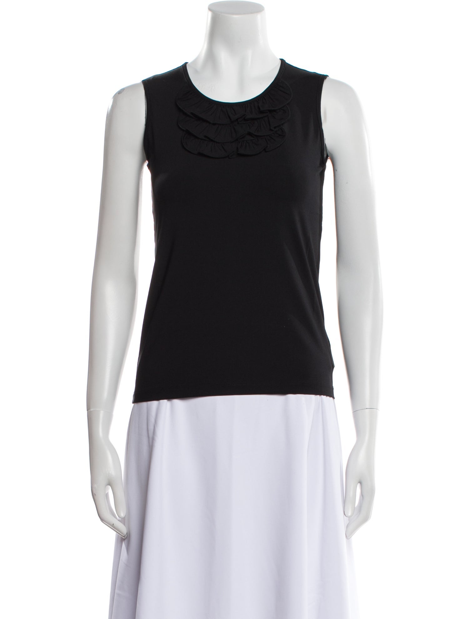 Leggiadro Scoop Neck Sleeveless Top w/ Tags