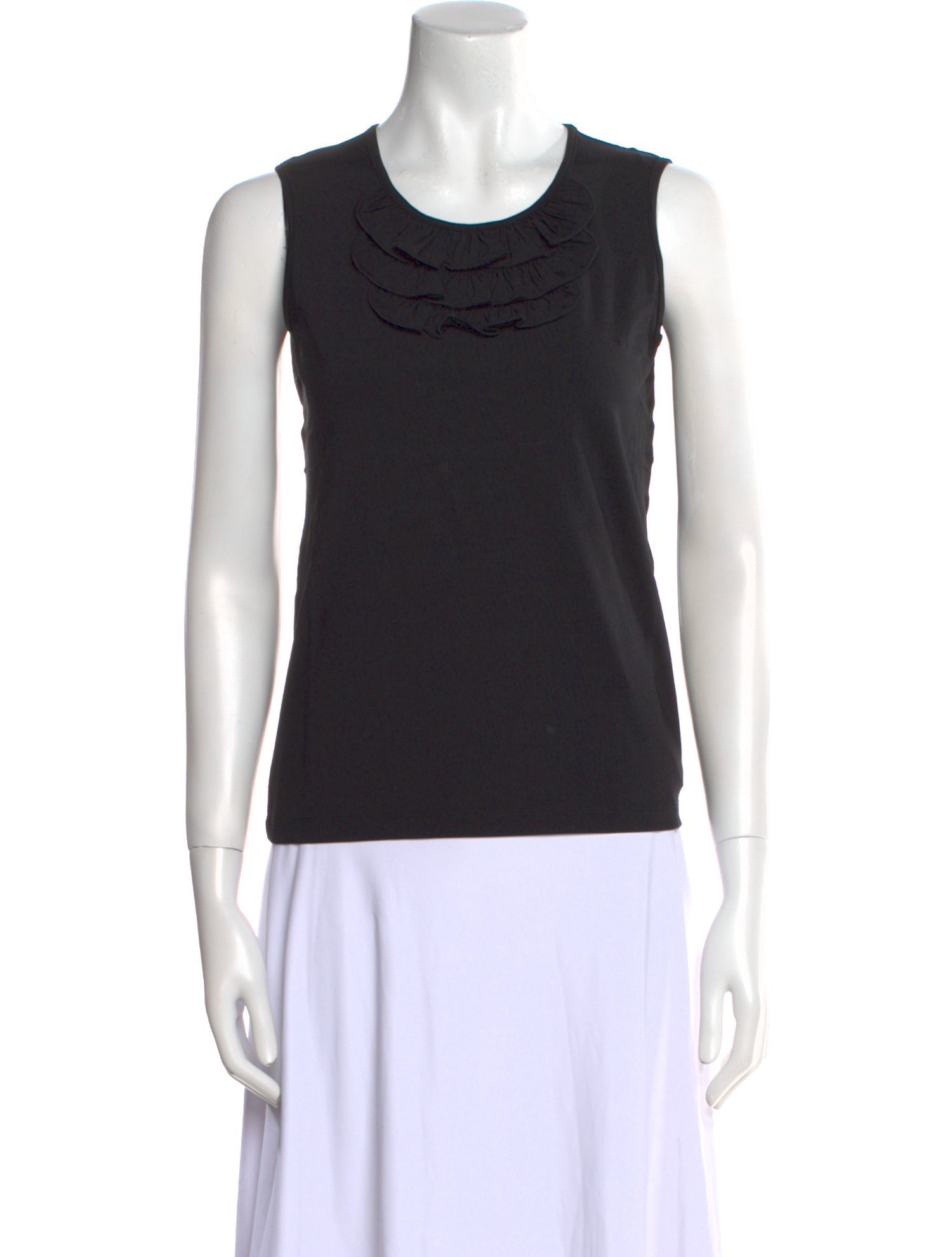 Leggiadro Crew Neck Sleeveless Top w/ Tags