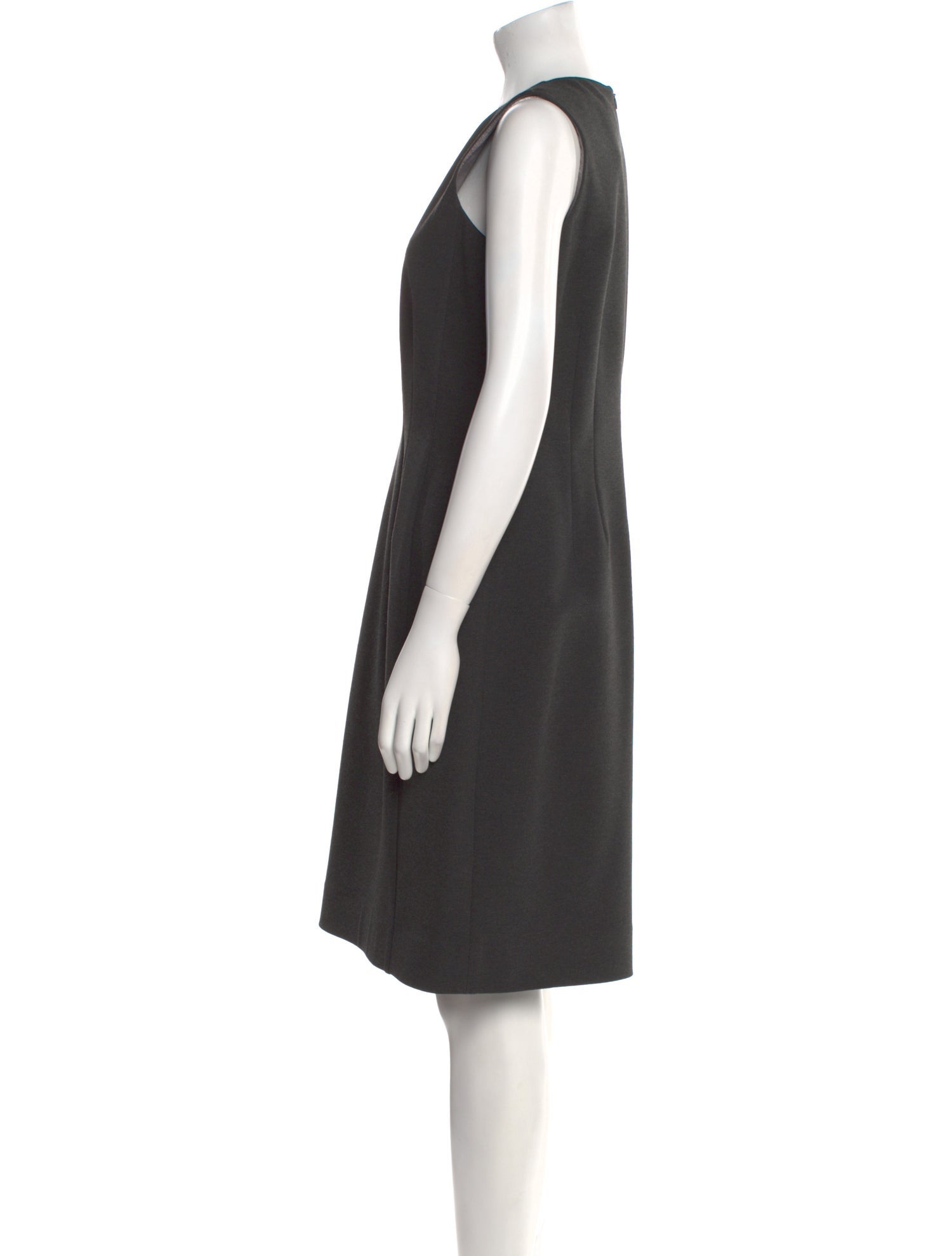 Leggiadro Crew Neck Knee-Length Dress w/ Tags