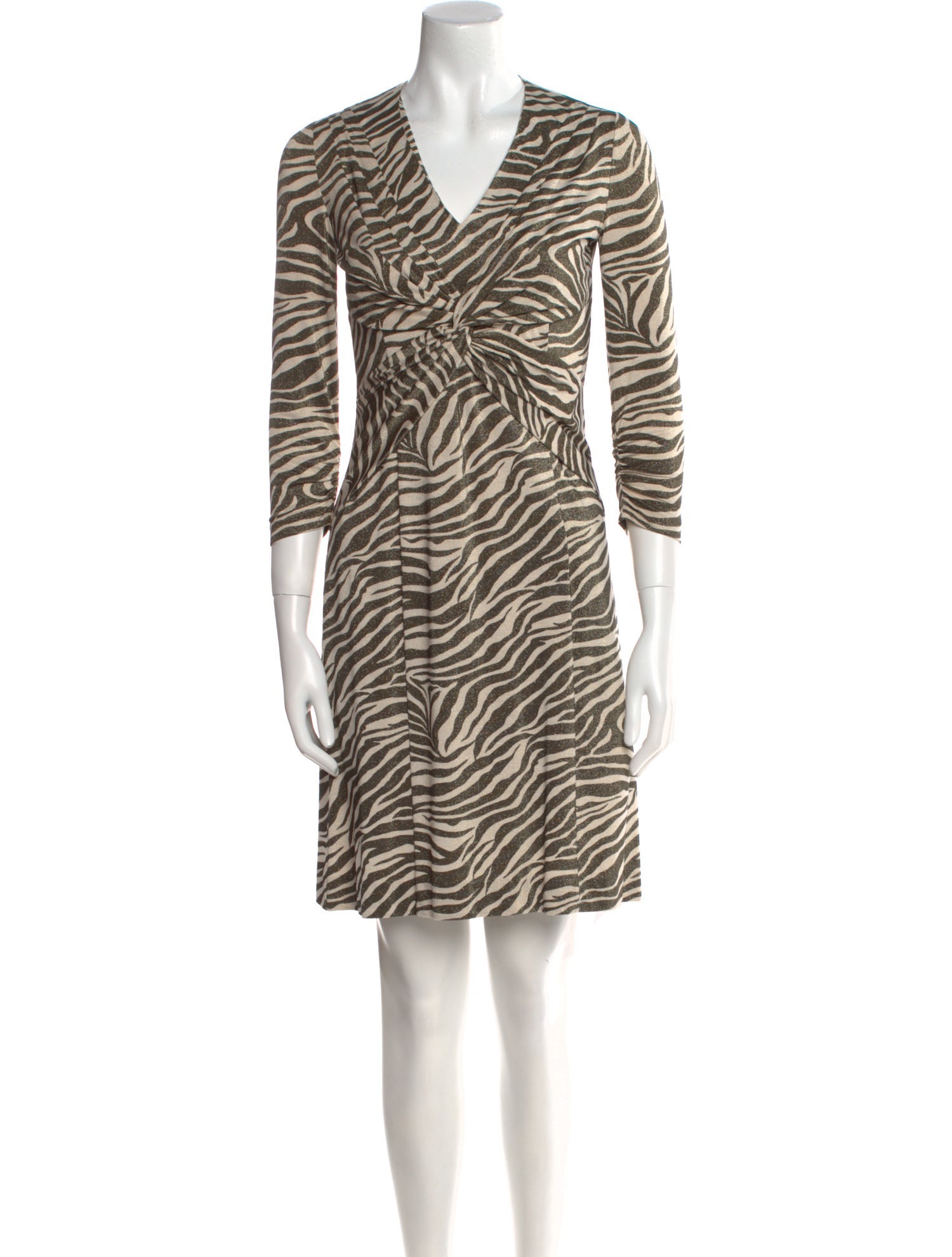 Leggiadro Animal Print Mini Dress w/ Tags