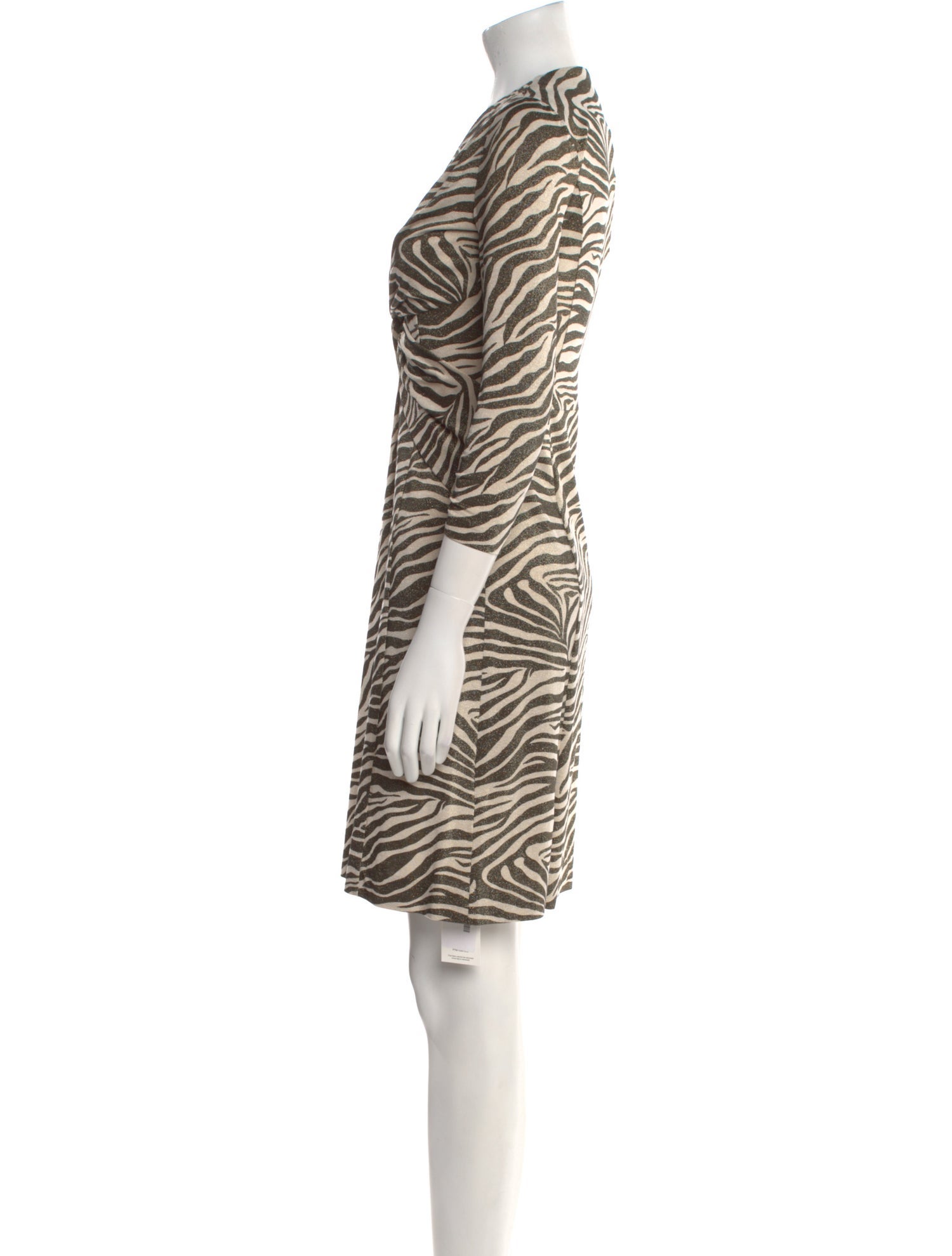 Leggiadro Animal Print Mini Dress w/ Tags