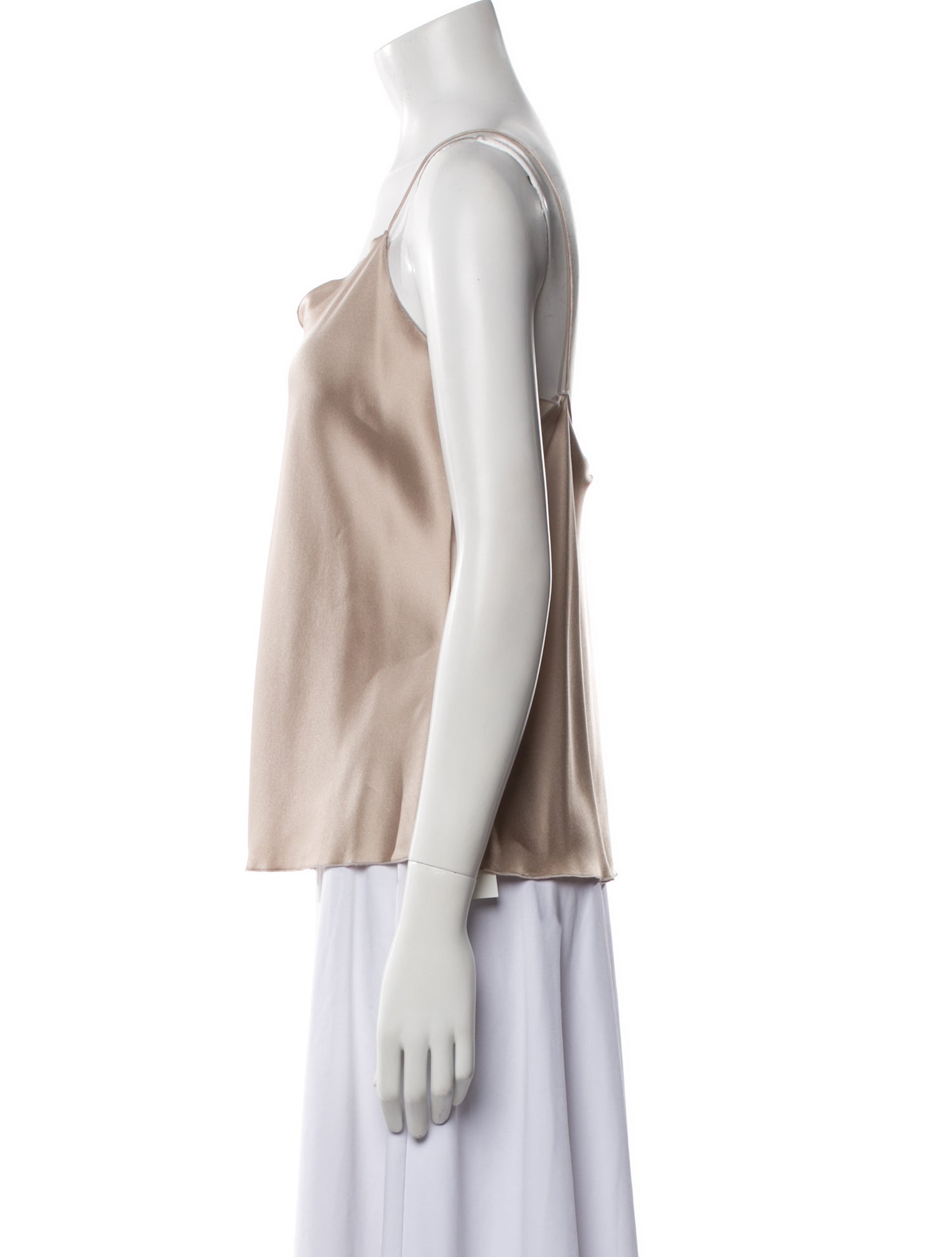 Leggiadro Silk Cowl Neck Top